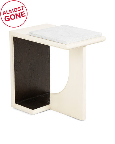 20x20 Blanc Chairside Table | TJ Maxx