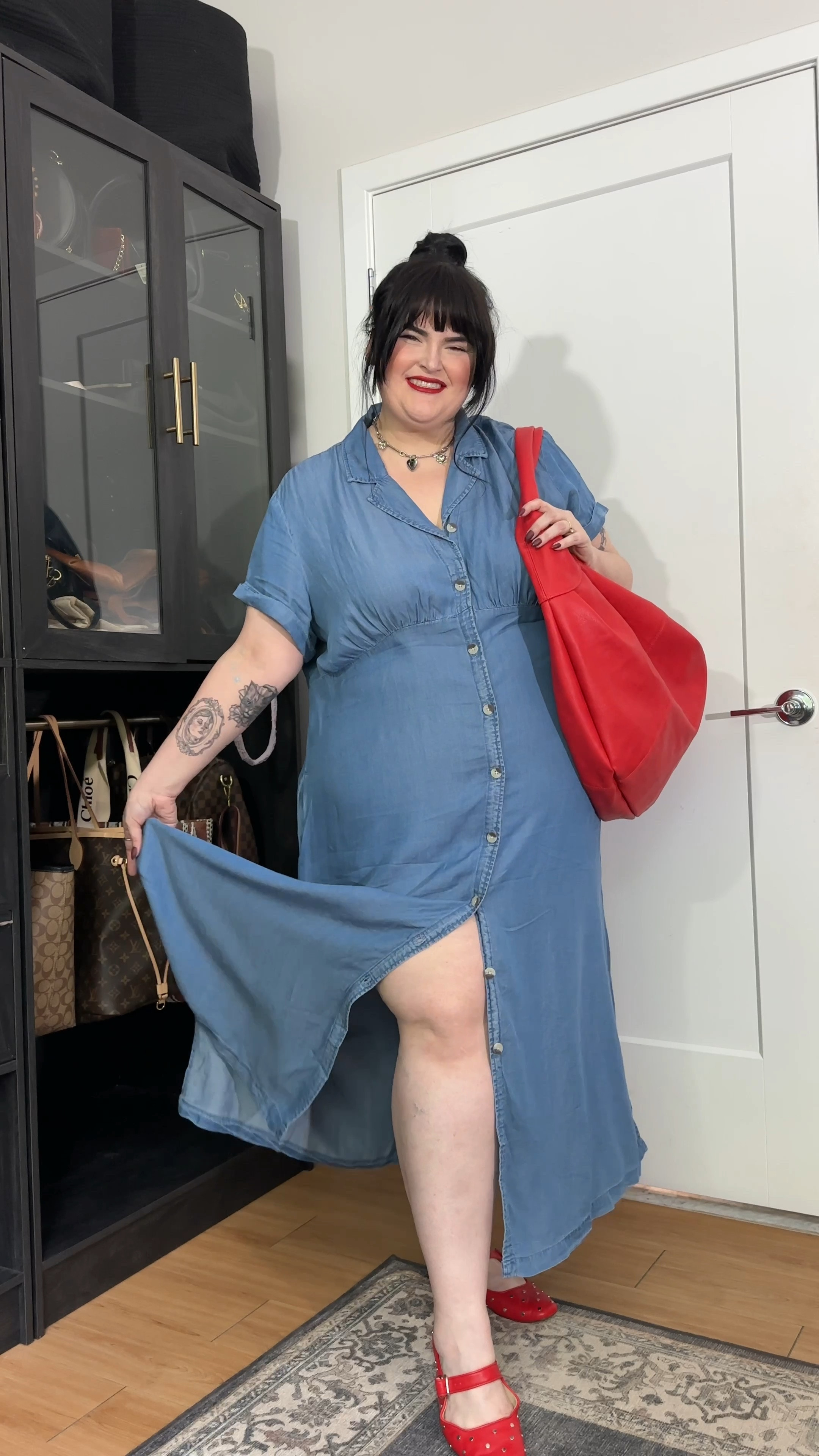 Styling walmart dresses with my favorite accessories. Wearing a 2X 

#LTKPlusSize #LTKFindsUnder50