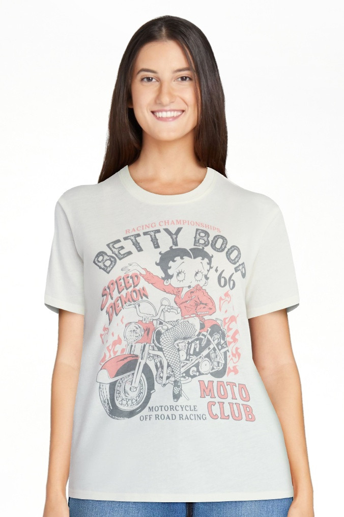 Betty Boop Women's Graphic Tee with Short Sleeves, Sizes XXS-XXL | Walmart (US)