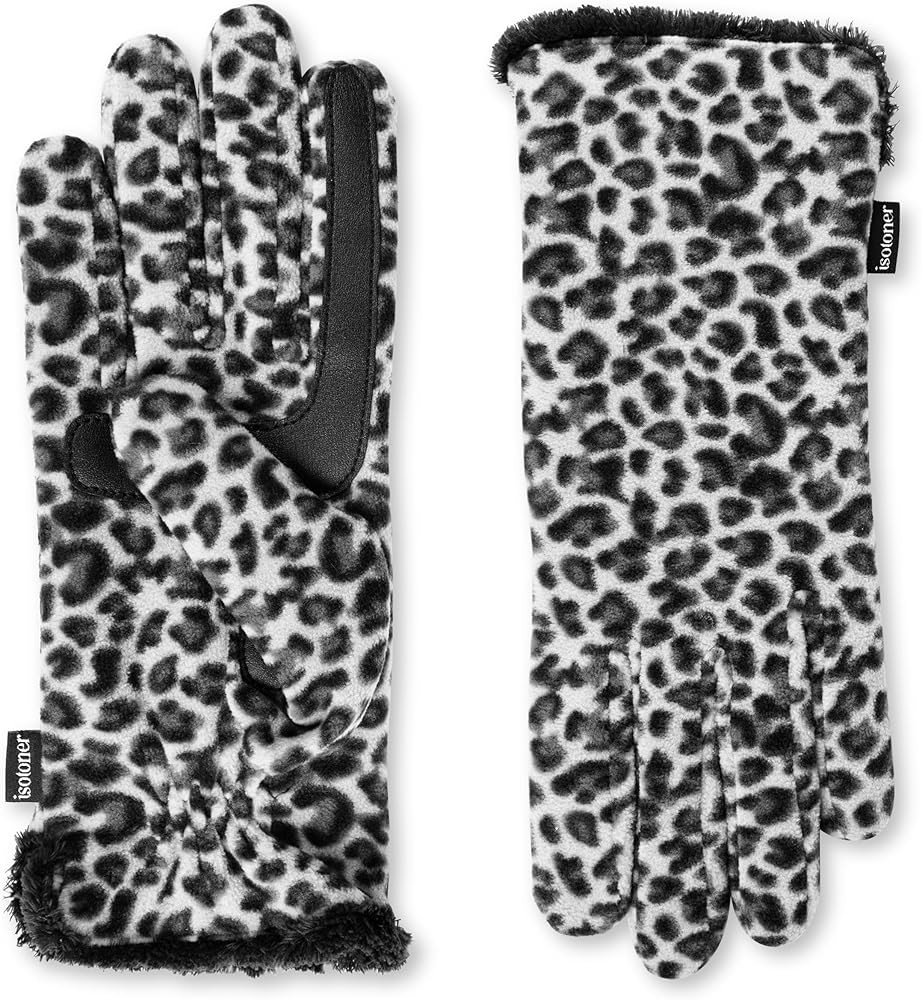 isotoner womens Stretch Fleece Gloves With Microluxe Lining and Smart Touch Technology | Amazon (US)