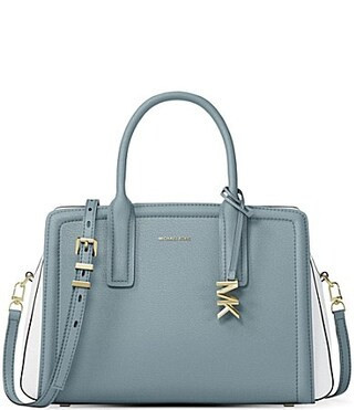 Michael Kors Laila Medium Satchel Bag - Chambray | Dillard's