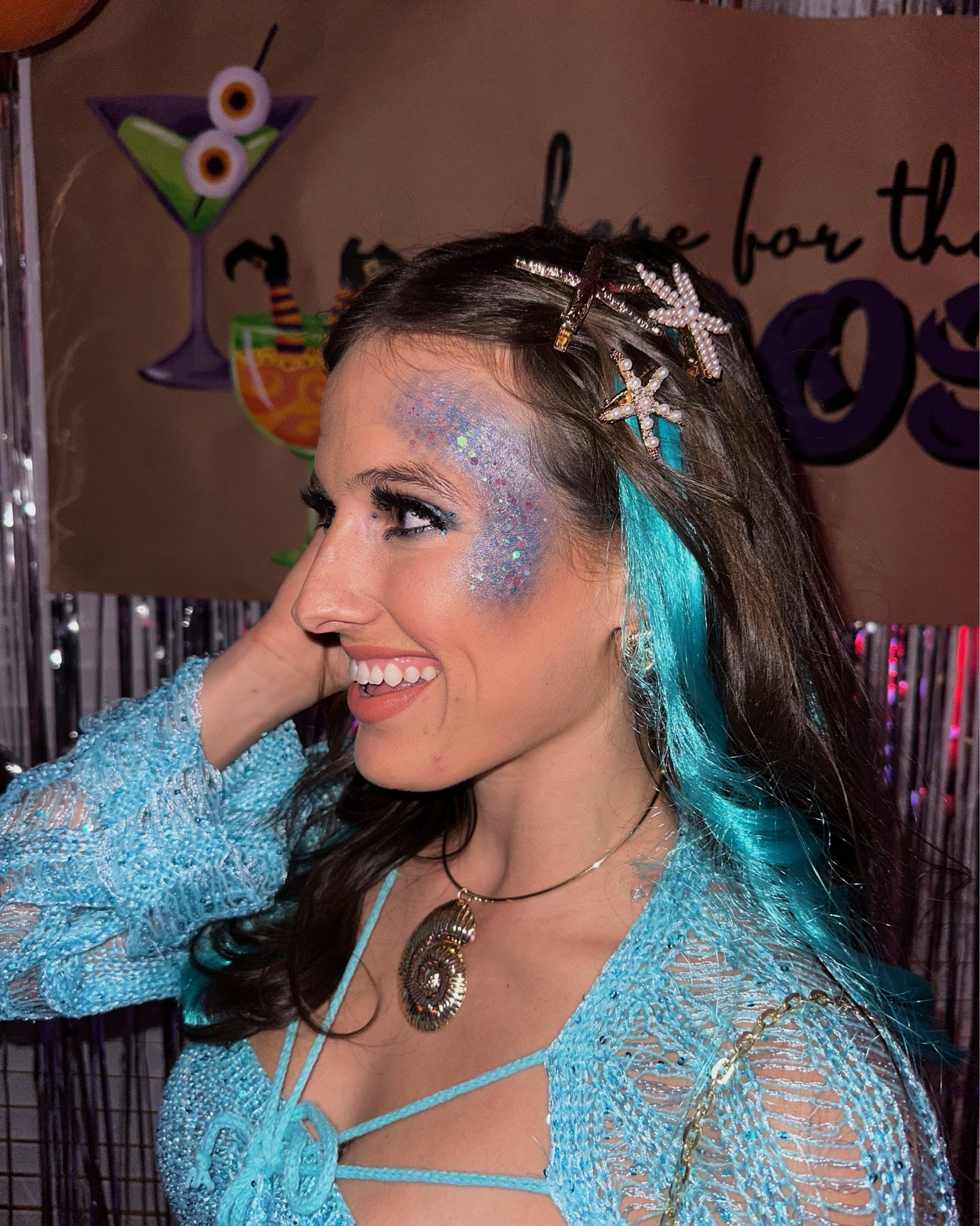 Mermaid inspo for Halloween! 🧜🏼‍♀️🐚
Wearing size XS blue set. I tagged exactly what I bought for this costume, and also found some similar items for the set and purse 🩵 

#LTKSeasonal #LTKPetite #LTKParties