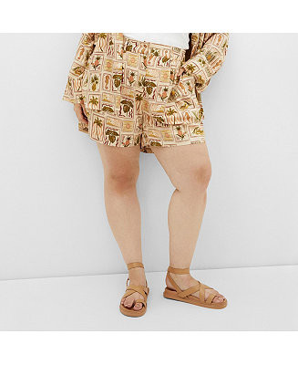 Plus Size Bella Print Short | Macy's
