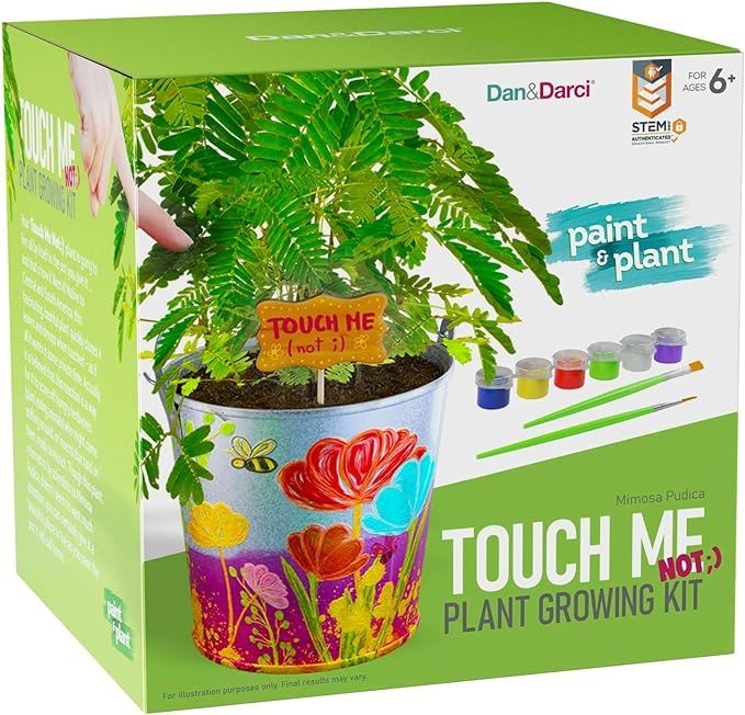 Touch-Me-Not Kids Gardening Kit - STEM for Kids Ages 6-12 - Arts and Crafts Gifts, Tickle Sensiti... | Amazon (US)