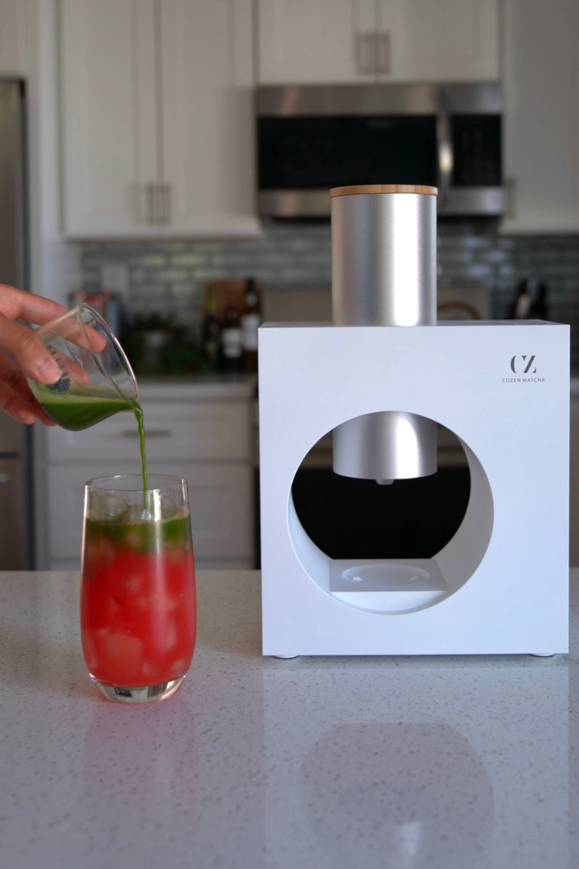 I love beautifully designed kitchen appliances. This at home matcha express machine from Cuzen Matcha has been such a joy to have in my coffee/tea corner. It really stepped up my morning routine and elevated my matcha making experience! 

#LTKHome