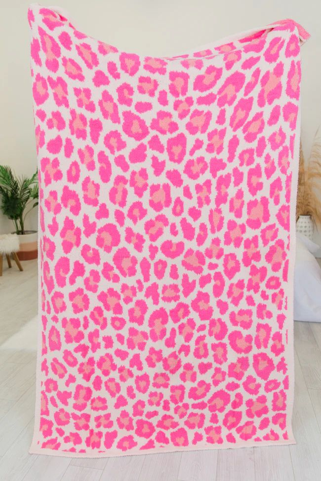 Make Me Believe In Pink Spotted Sweetheart Blanket | Pink Lily