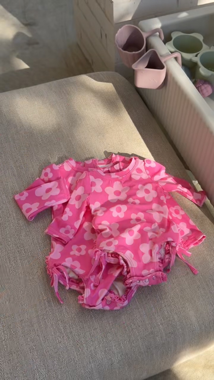 Absolutely love the matching swimsuits for both baby girl and our toddler from @quince! It is so fun to have them match for this spring and summer. The floral and popsicle print is adorable! #quincepartner

#LTKBaby #LTKSwim #LTKKids