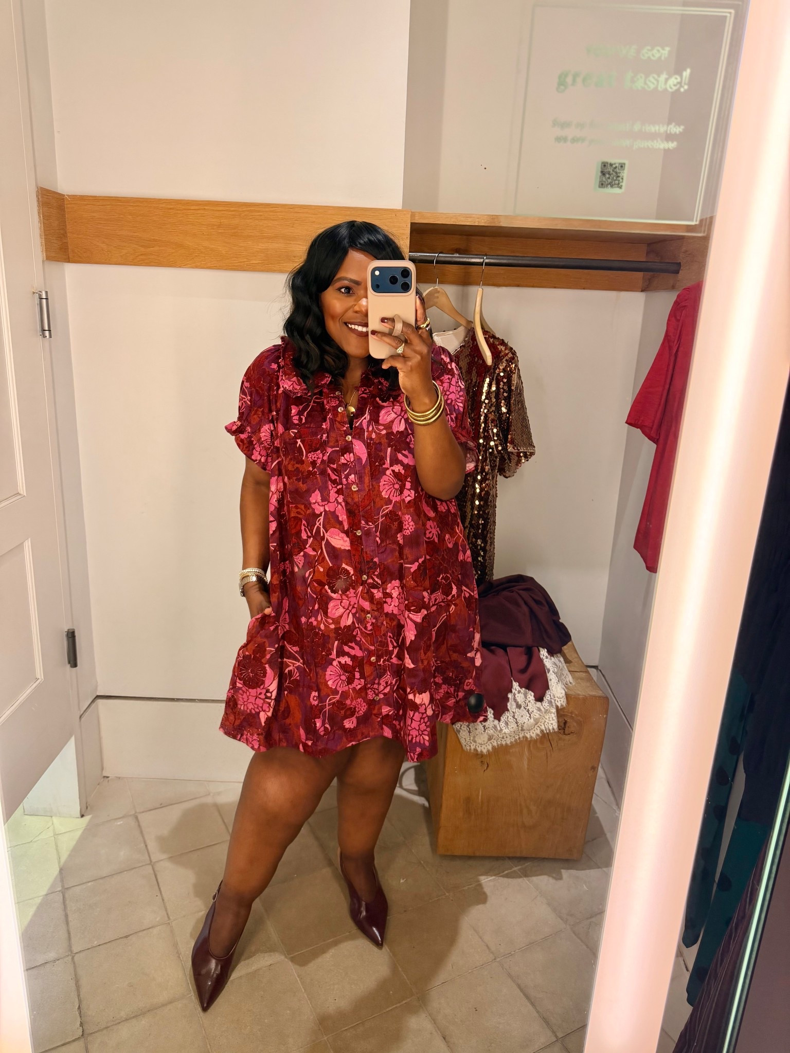 Anthropologie velvet floral dress 

#LTKCyberWeek #LTKootd #LTKHoliday