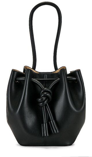 Small Elongated Bucket Bag in Black | Revolve Clothing (Global)