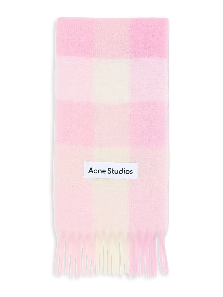 Women's Vally Check Scarf - Candy Pink | Saks Fifth Avenue