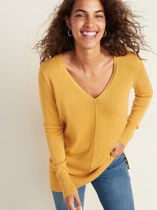 V- Neck Tunic Sweater for Women | Old Navy (US)