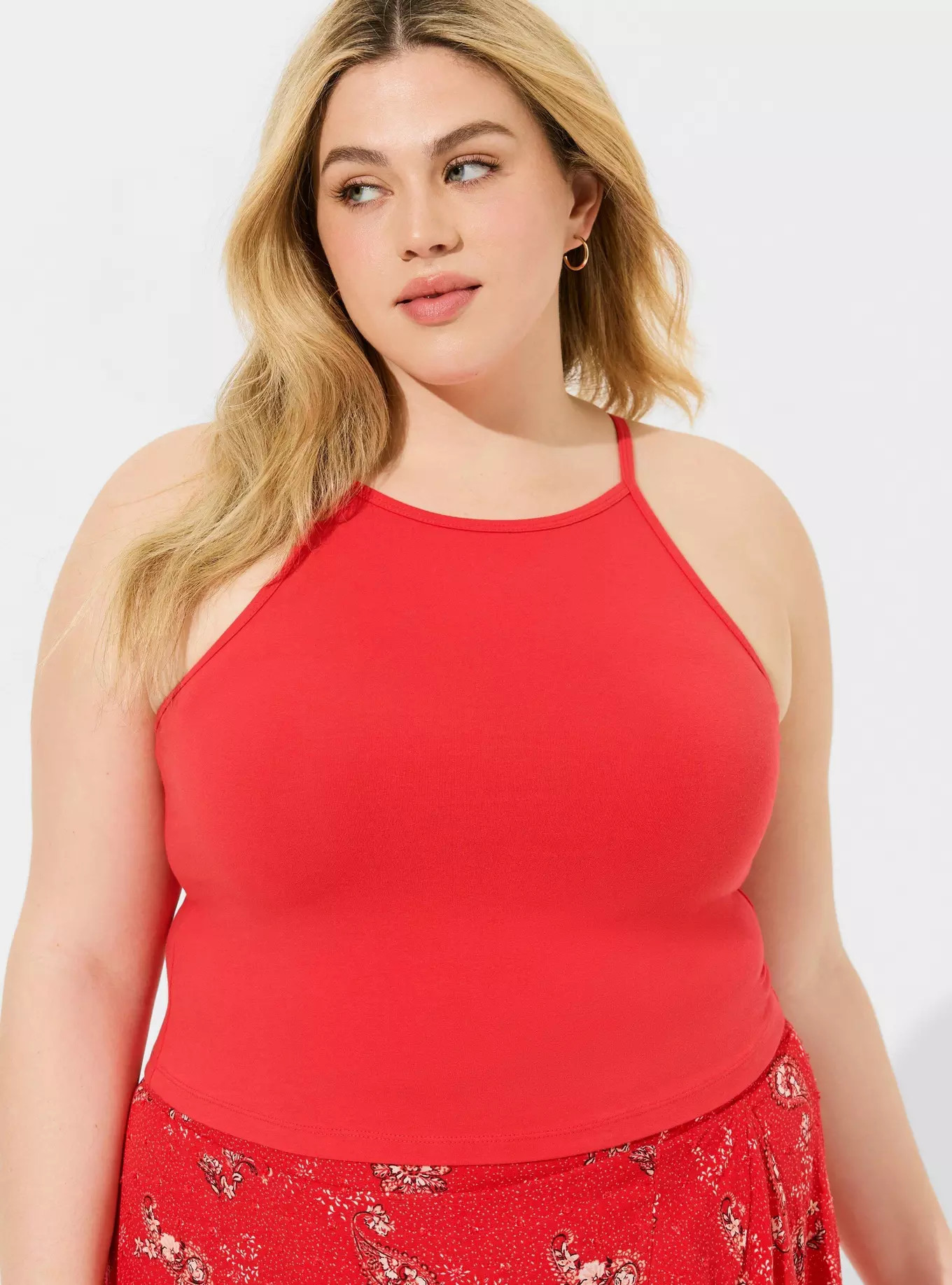 Foxy High Neck Crop Top | Torrid (US & Canada)