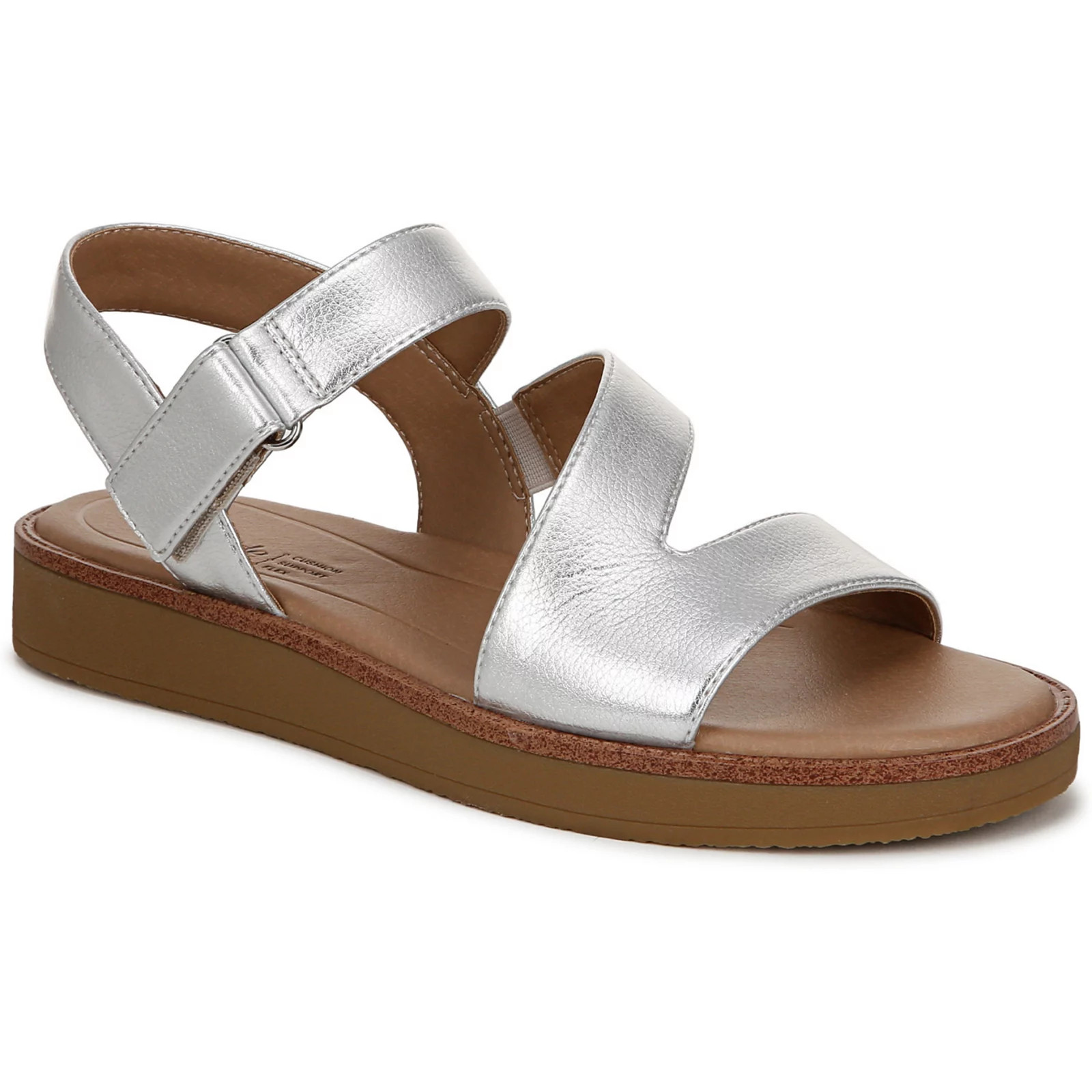 LifeStride Waverly Women's Platform Sandals, Size: 7.5 Wide, Silver | Kohl's