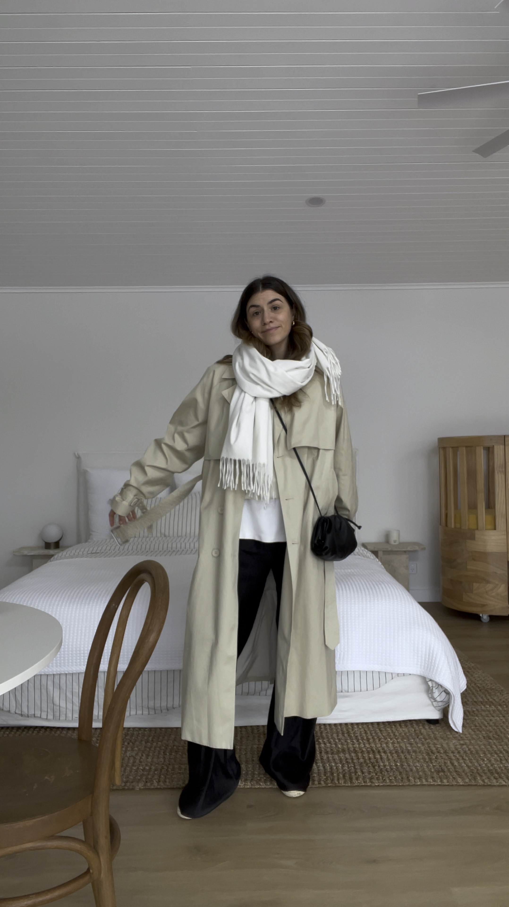 Off on a little seaside escape. Which usually means wearing activewear the whole time. Challenged myself to keep thinking of easy “mum” outfits that still feel stylish BUT practical. Wearing Trench from @kiannaofficial__ Knit and Tee @Country Road Trousers @Silk Laundry Shoes @Reebok Scarf @sussanfashion and Bag @la.tribe #mumootd #coolmumoutfit #wiwt #wintertrench 

#LTKstyletip #LTKaustralia #LTKmidsize