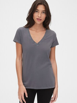 Vintage Wash V-Neck T-Shirt | Gap (US)