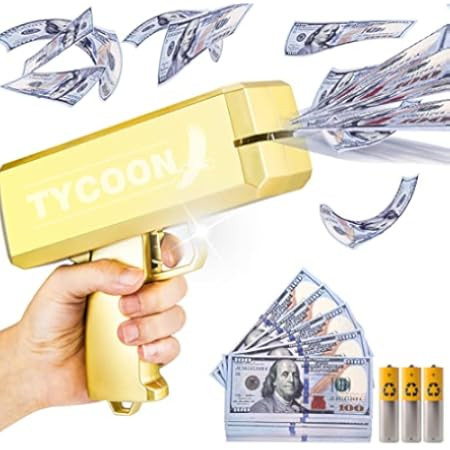 Amazon.com: ARTKID Gold Money Gun Shooter with 100 PCS Prop Money, Prop Guns for Movies Make it R... | Amazon (US)
