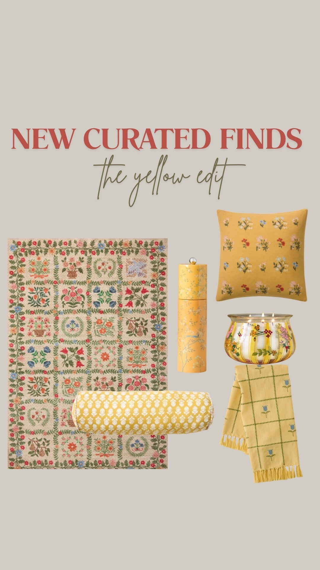 The yellow edit! 

#LTKHome #LTKSaleAlert #LTKOver40