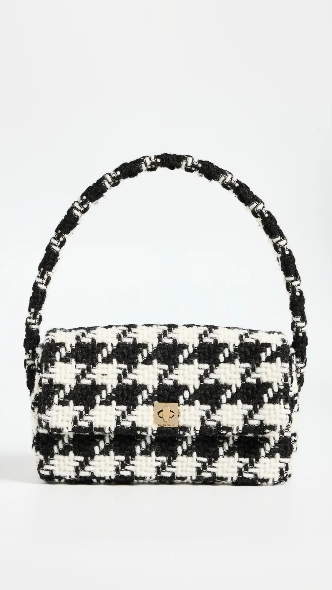 ANINE BING Nico Houndstooth Bag | Shopbop | Shopbop