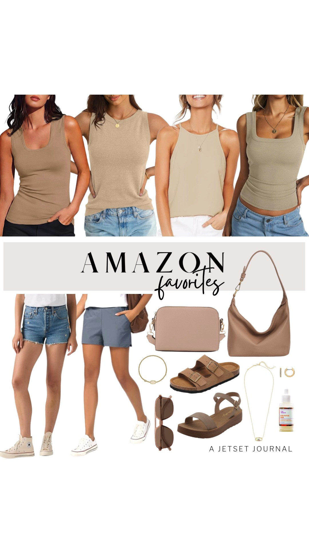 Awaiting this week's Amazon Favorites? These sleeveless tops from Totatuit, EasyGala, and THANTH are among the bestsellers. People are also buying these denim shorts from Levi’s or ODODOS. Herstyle flat sandals and these bags from NEBIL and EVVE are selling fast, too!

#LTKSeasonal #LTKSaleAlert #LTKTravel
 

 