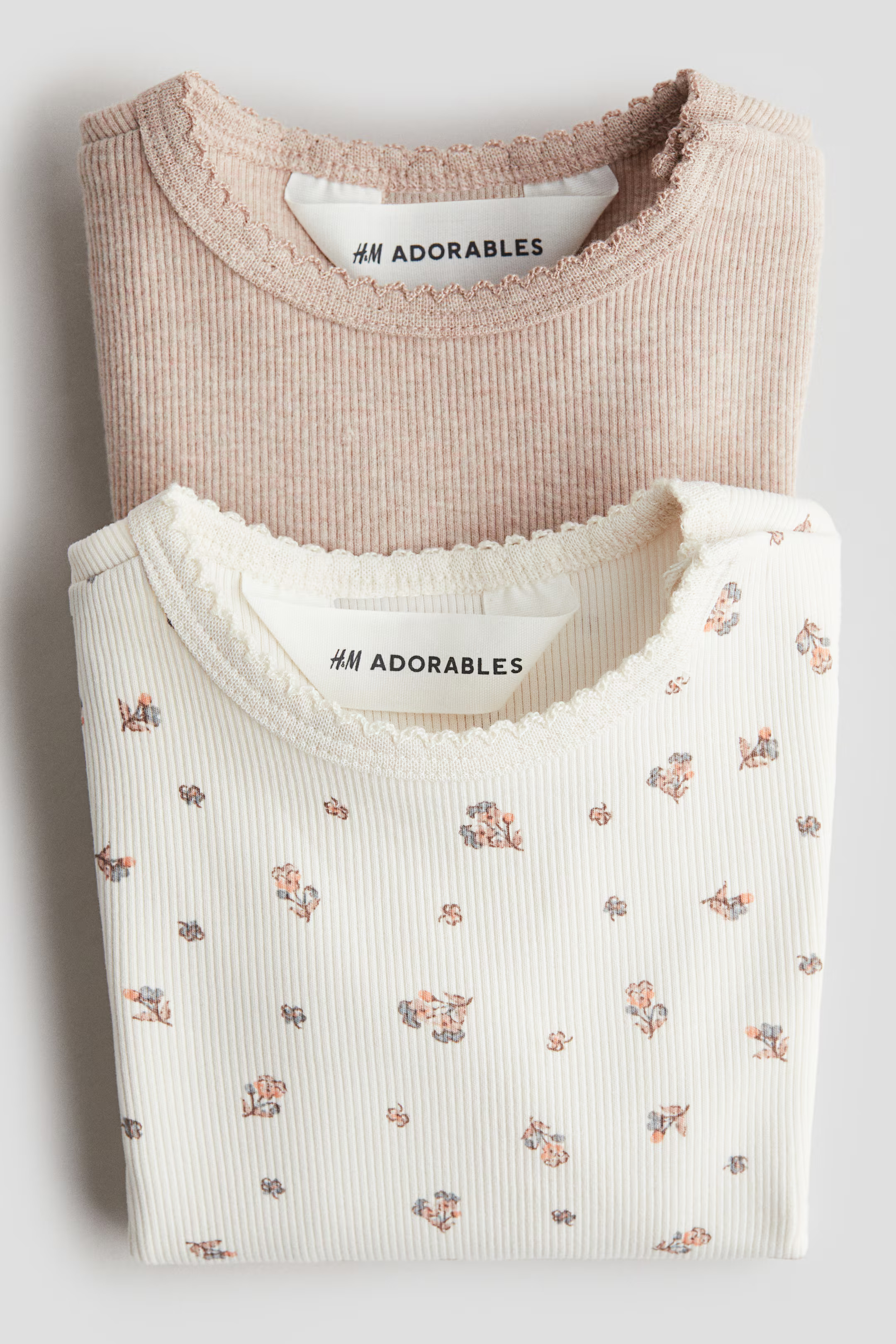2-Pack Cotton Jersey Tops | H&M (US + CA)