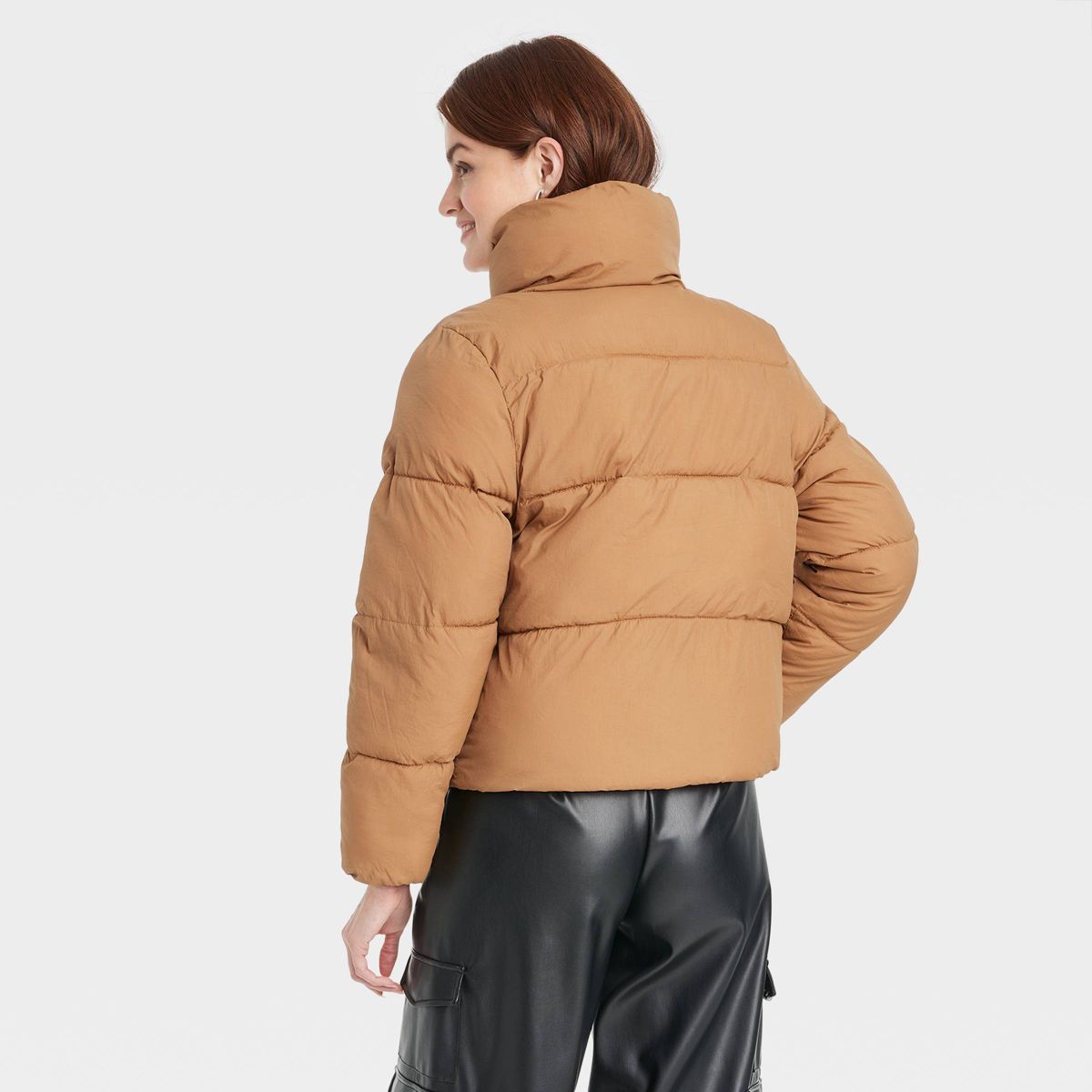 Women's Short Relaxed Puffer Jacket - A New Day™ | Target