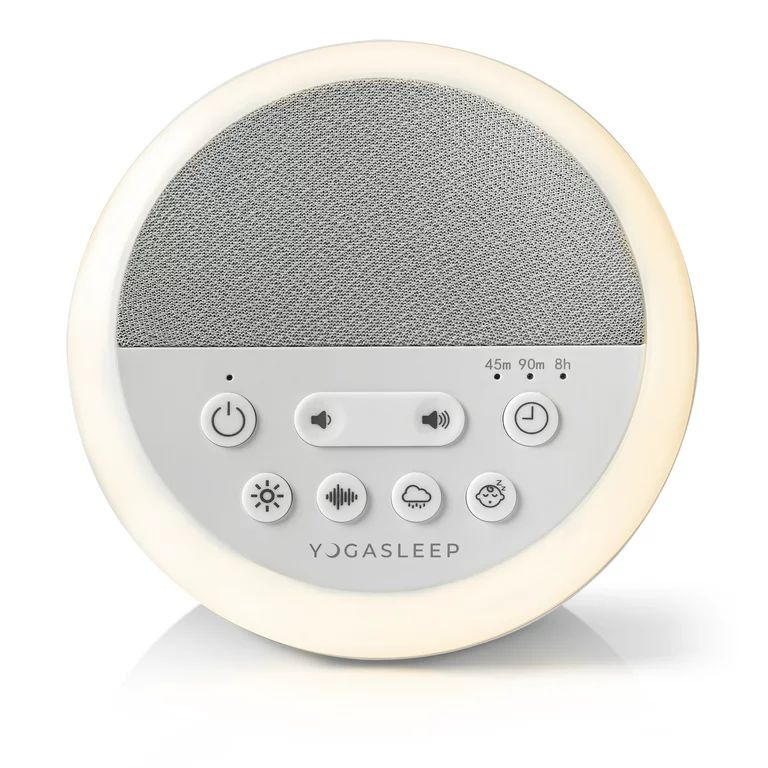 Yogasleep Baby Nod White Noise Sound Machine with Dimmable Night Light, White | Walmart (US)