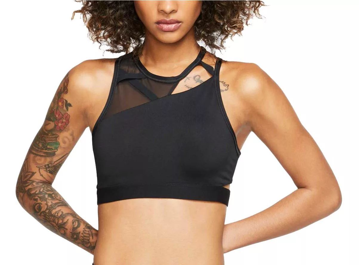 Nike Women's Rebel Slash Medium Support Sports Bra, Size: XS, Black | Dick's Sporting Goods