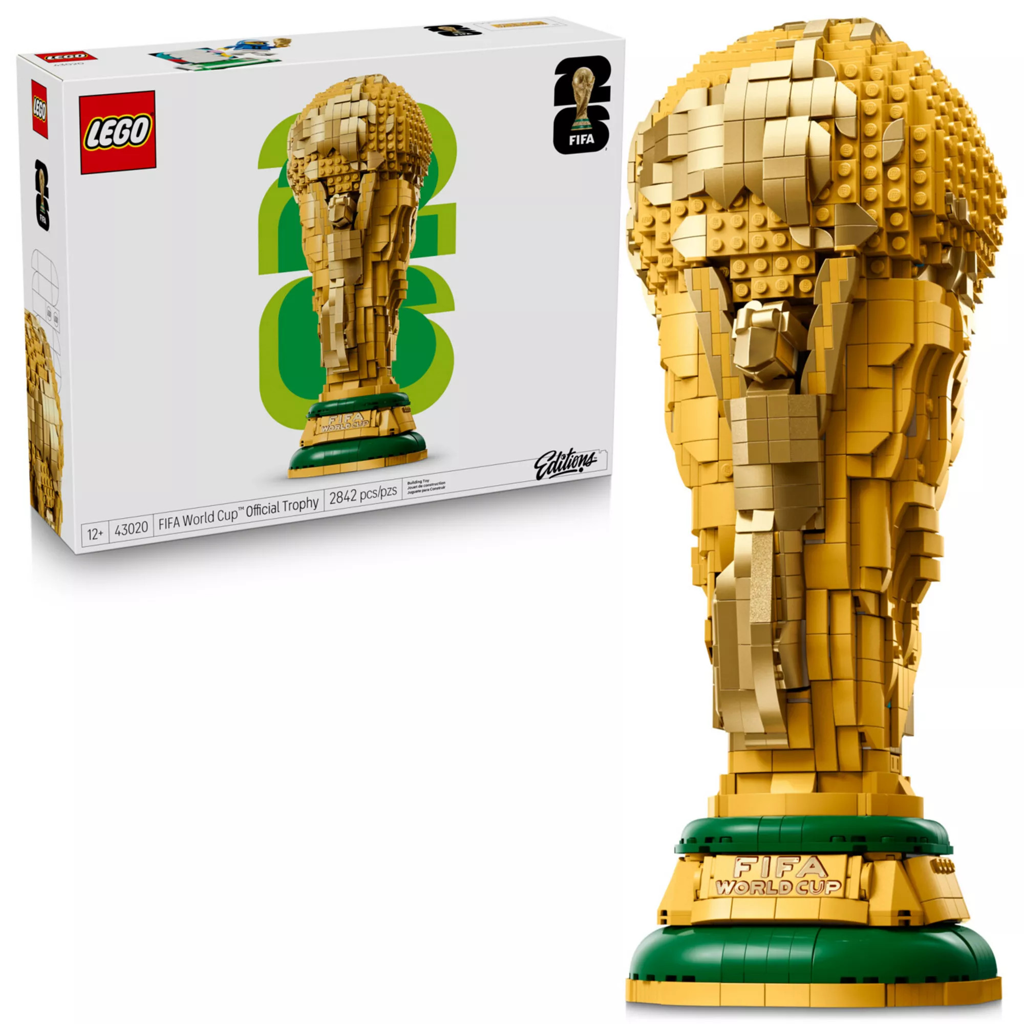 LEGO Editions FIFA World Cup Official Trophy 43020 Building Kit (2842 Pieces) | Kohl's