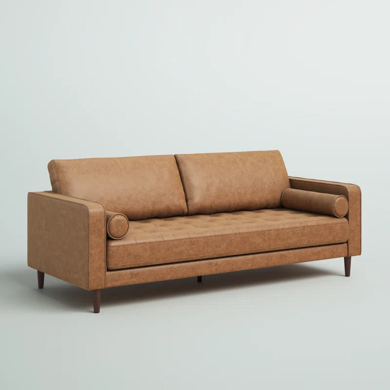 Reign 87.8'' Vegan Leather Sofa | Wayfair North America