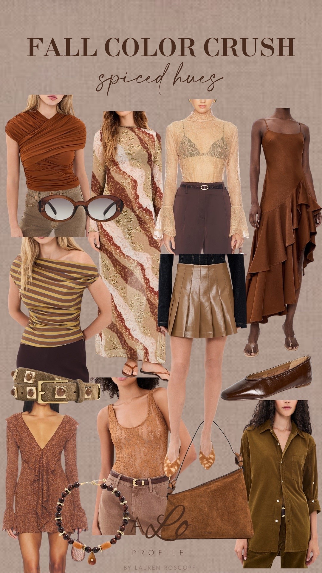 Fall Color Crush: Spiced Hues // fall outfit, fall fashion, fall style, fall transition, transitional fall outfit, fall collection, fall outfit ideas, fall inspo, fall wardrobe, outfits for fall