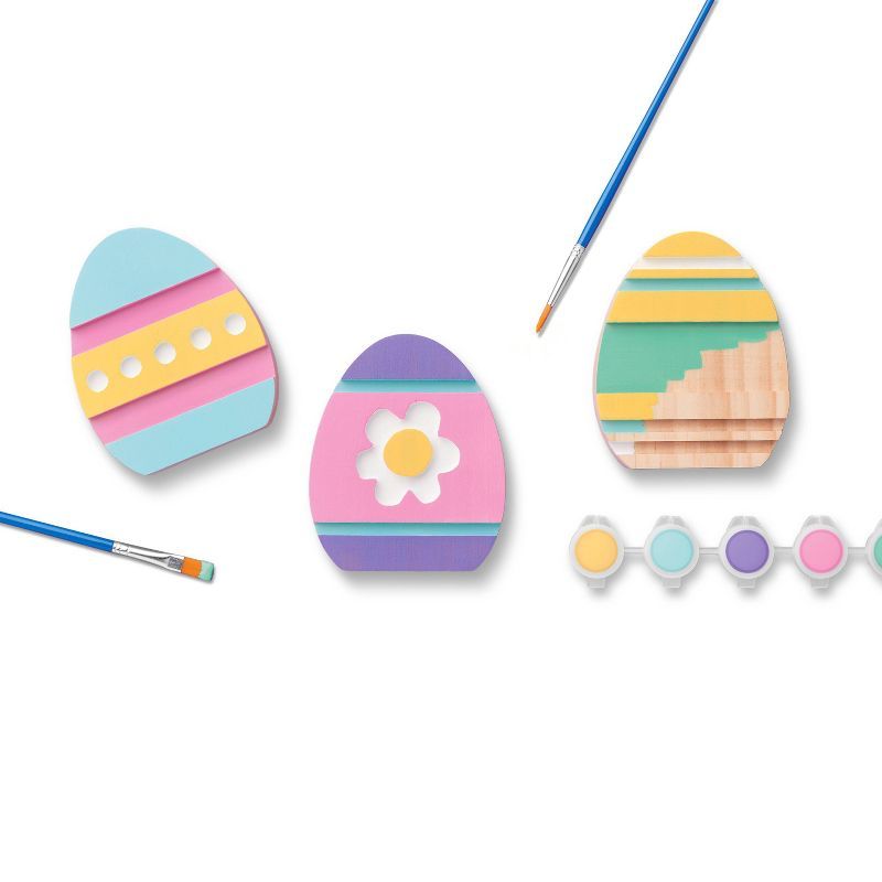 6pc Paint-Your-Own Wood Easter Eggs Kit - Mondo Llama™ | Target