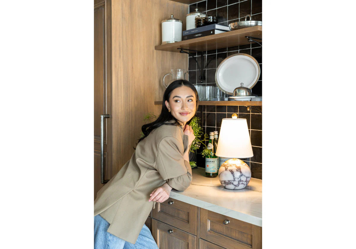 PENNY LAMP | Calacatta Viola | Alice Lane Home Collection