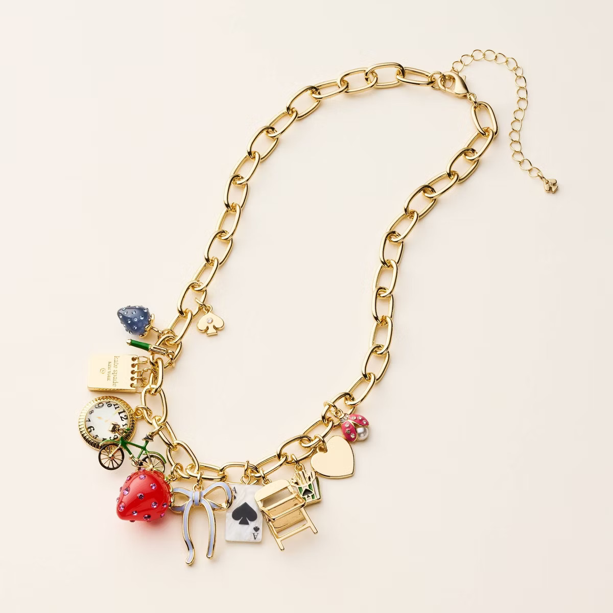 Chunky Charm Statement Necklace - kate spade new york x Target Gold | Target