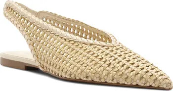 Arezzo Eva Slingback Pointed Toe Flat (Women) | Nordstrom | Nordstrom