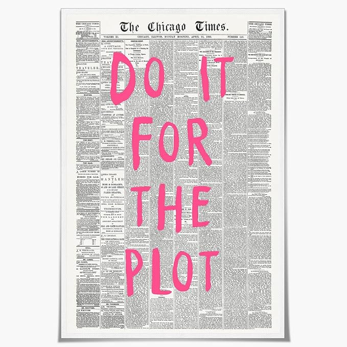 Sufeasdf Affirmation Pink Quote Newspaper Canvas Wall Art Affirmation Quote Room Aesthetic Poster... | Amazon (US)