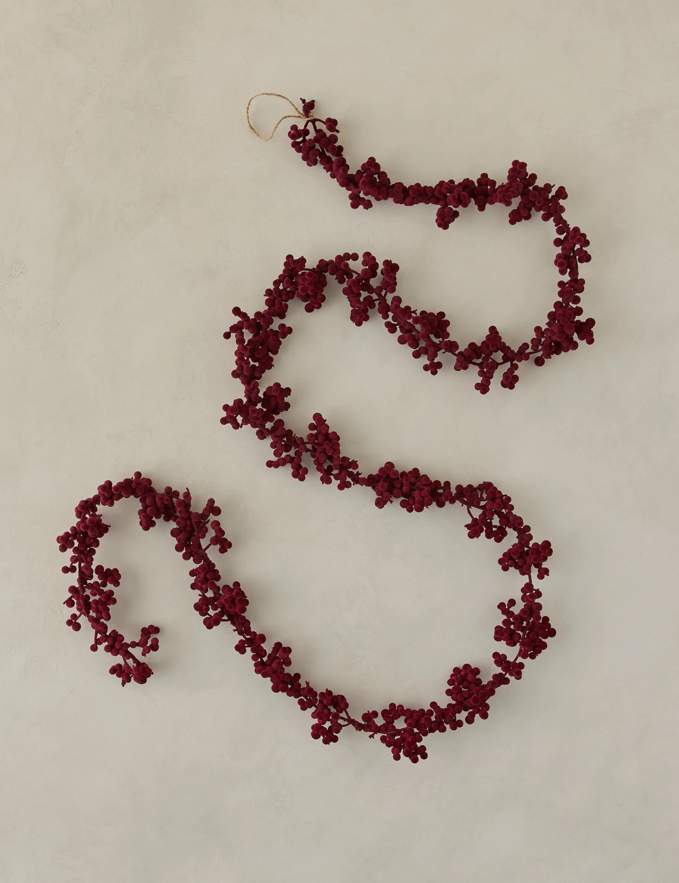 Flocked Ball Garland | Lulu and Georgia 