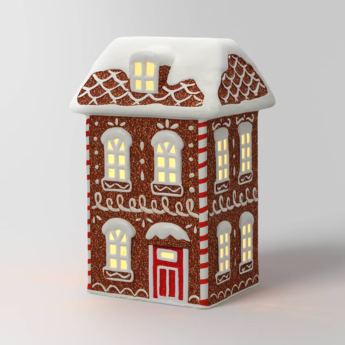 Christmas Ceramic Gingerbread House Decor Townhouse - Wondershop™ | Target