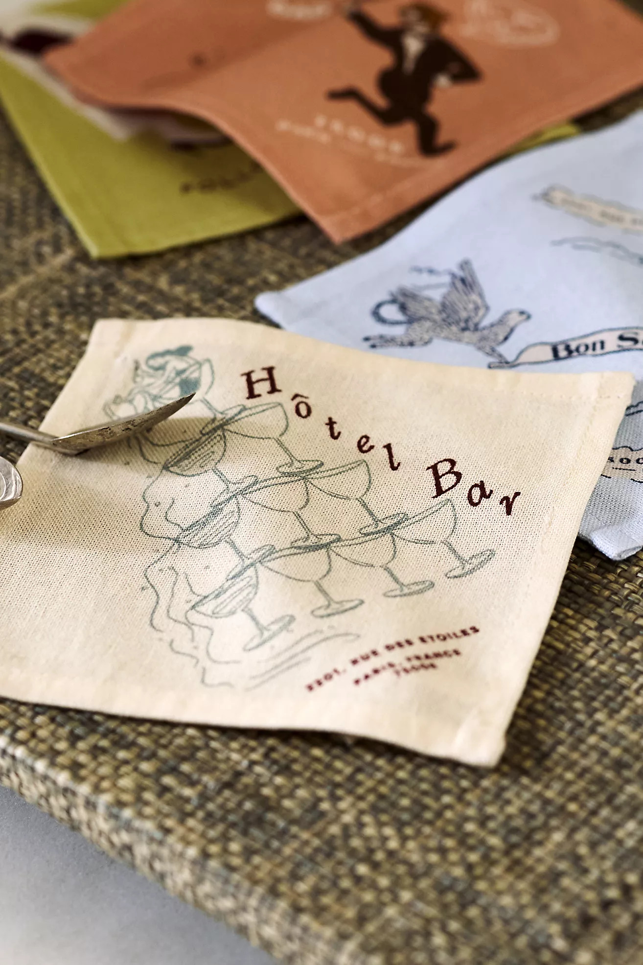 Hotel Cotton Woven Cocktail Napkins, Set of 4 | Anthropologie (US)