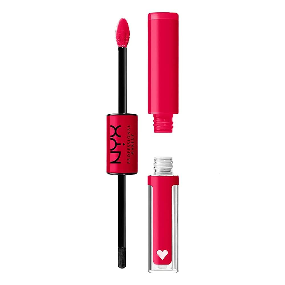 NYX Professional Makeup Shine Loud, Long-Lasting Liquid Lipstick with Clear Lip Gloss - On A Miss... | Amazon (US)