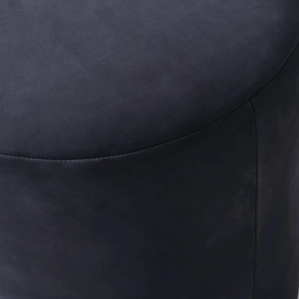 Torres Round Nubuck Ottoman | The Citizenry