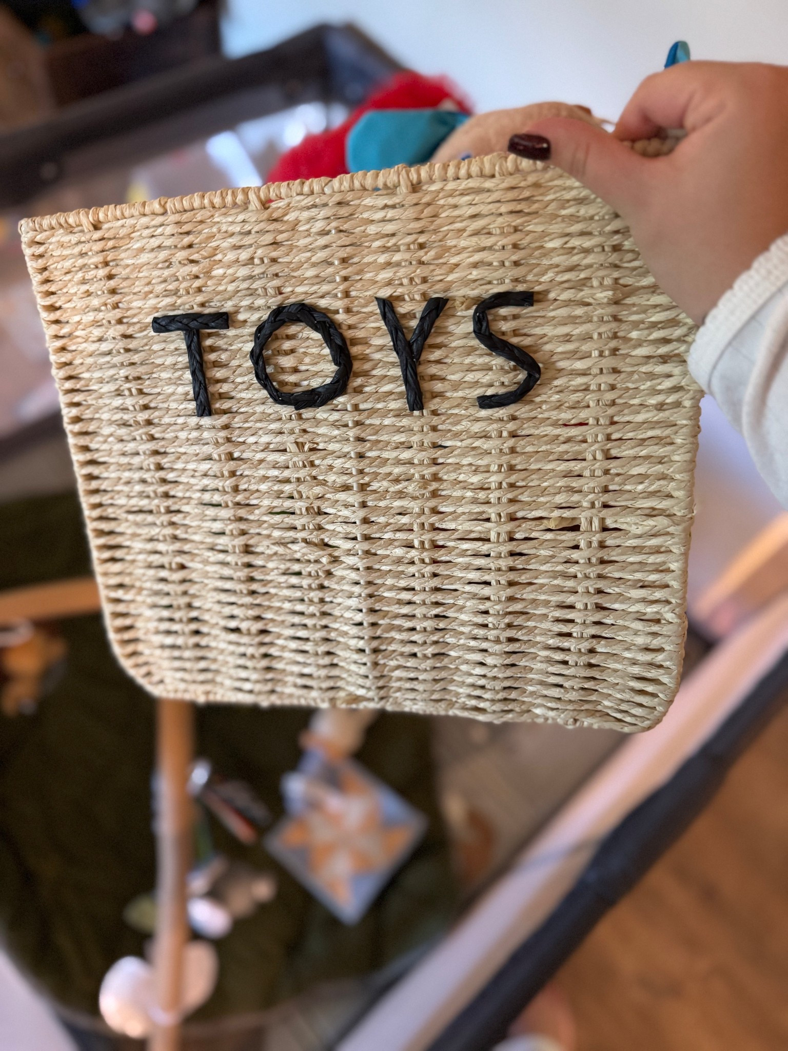 I thought about this for 4 months before I got it. 😂 the CUTEST woven toy basket from Target! Under $30!! 

#LTKHome #LTKFamily #LTKKids