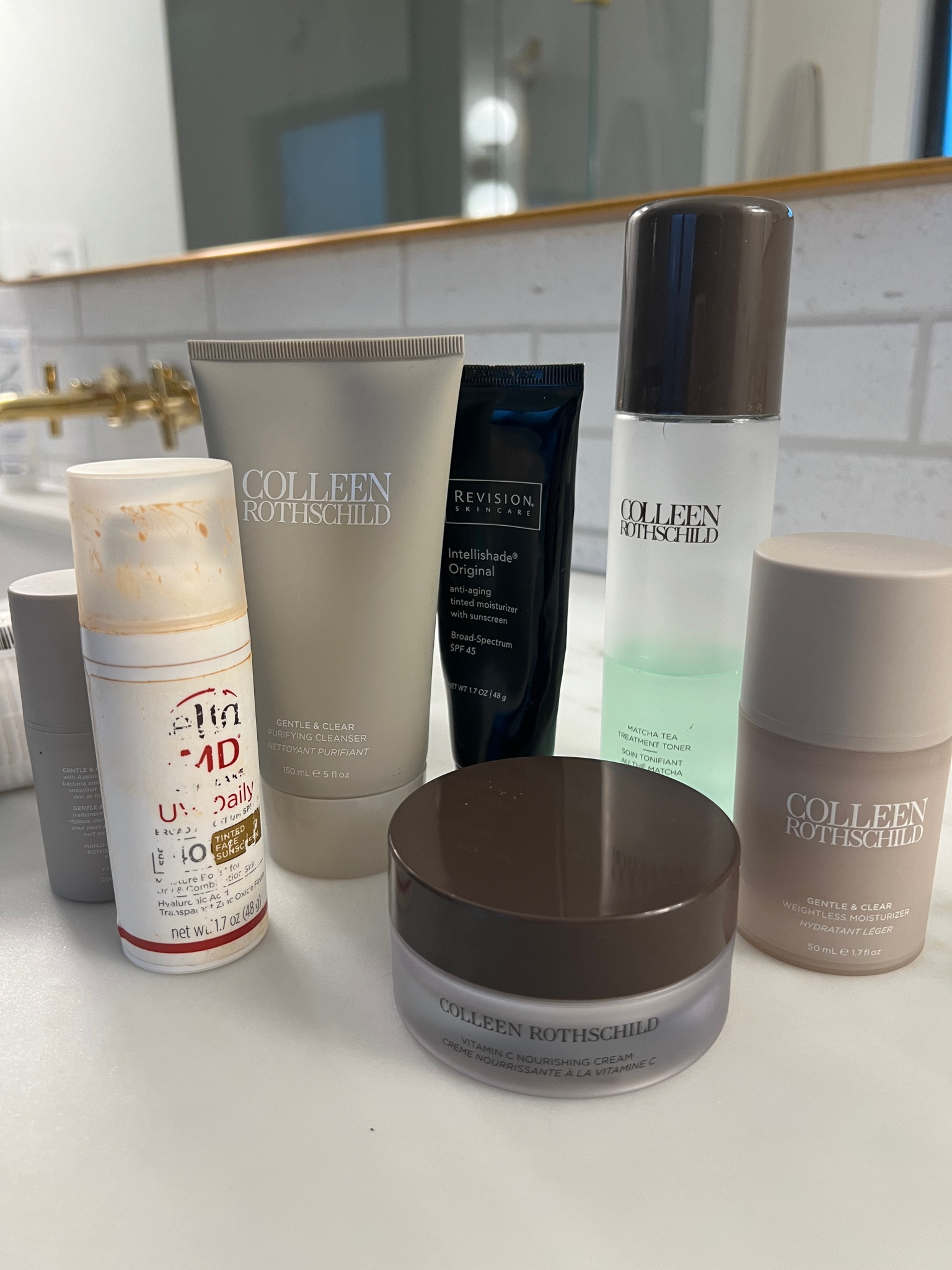 Current go to skin care routine! Always vitamin c and always sunscreen and a good cleanser! Loving Colleen Rothschild 

#LTKfindsunder100 #LTKfindsunder50 #LTKbeauty