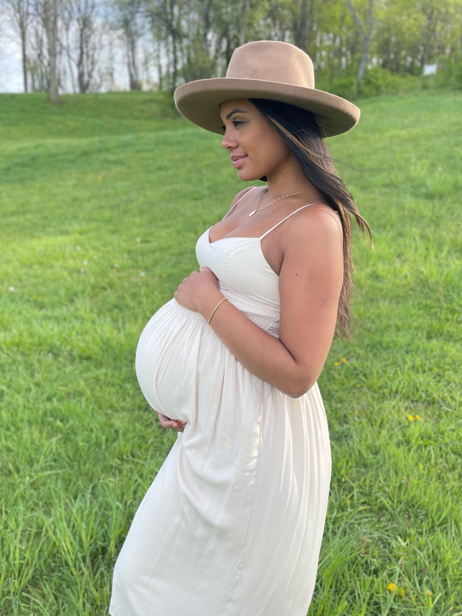 Dress is not maternity- wearing a medium 

Dress, maternity, friendly, bump-friendly, linen dress, cream, dress, hat, Boho style, pregnancy, style, summer dress, spring dress, mom, style, mom outfit

#LTKstyletip #LTKbump #LTKunder50