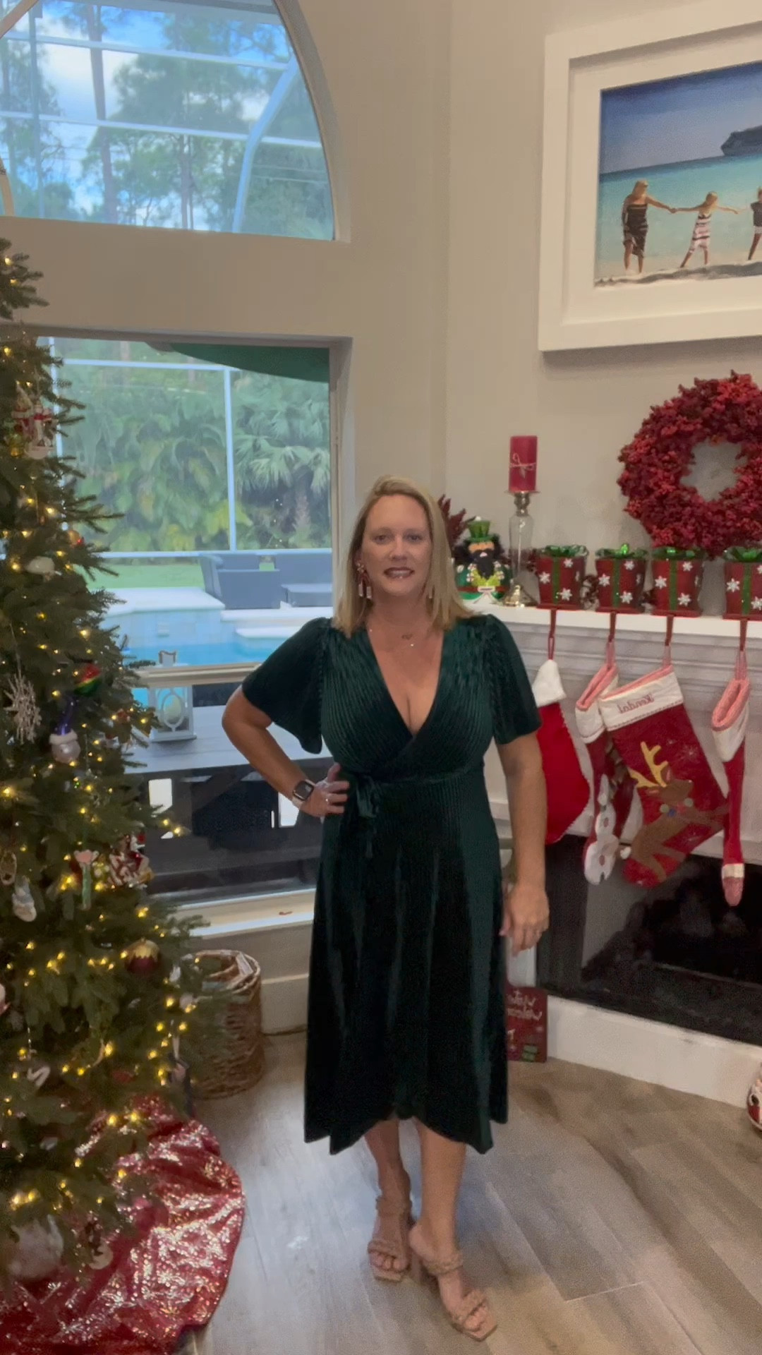 Awesome dress from my December Must Have List! So comfortable and looks great on! When I wore it last night to women in the bathroom, asked me where I got it and I had to stop and give them a link☺️

#LTKunder50 #LTKHoliday #LTKGiftGuide