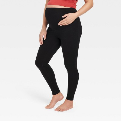 Cotton Knit Maternity Leggings - Isabel Maternity by Ingrid & Isabel™ Black XXL | Target