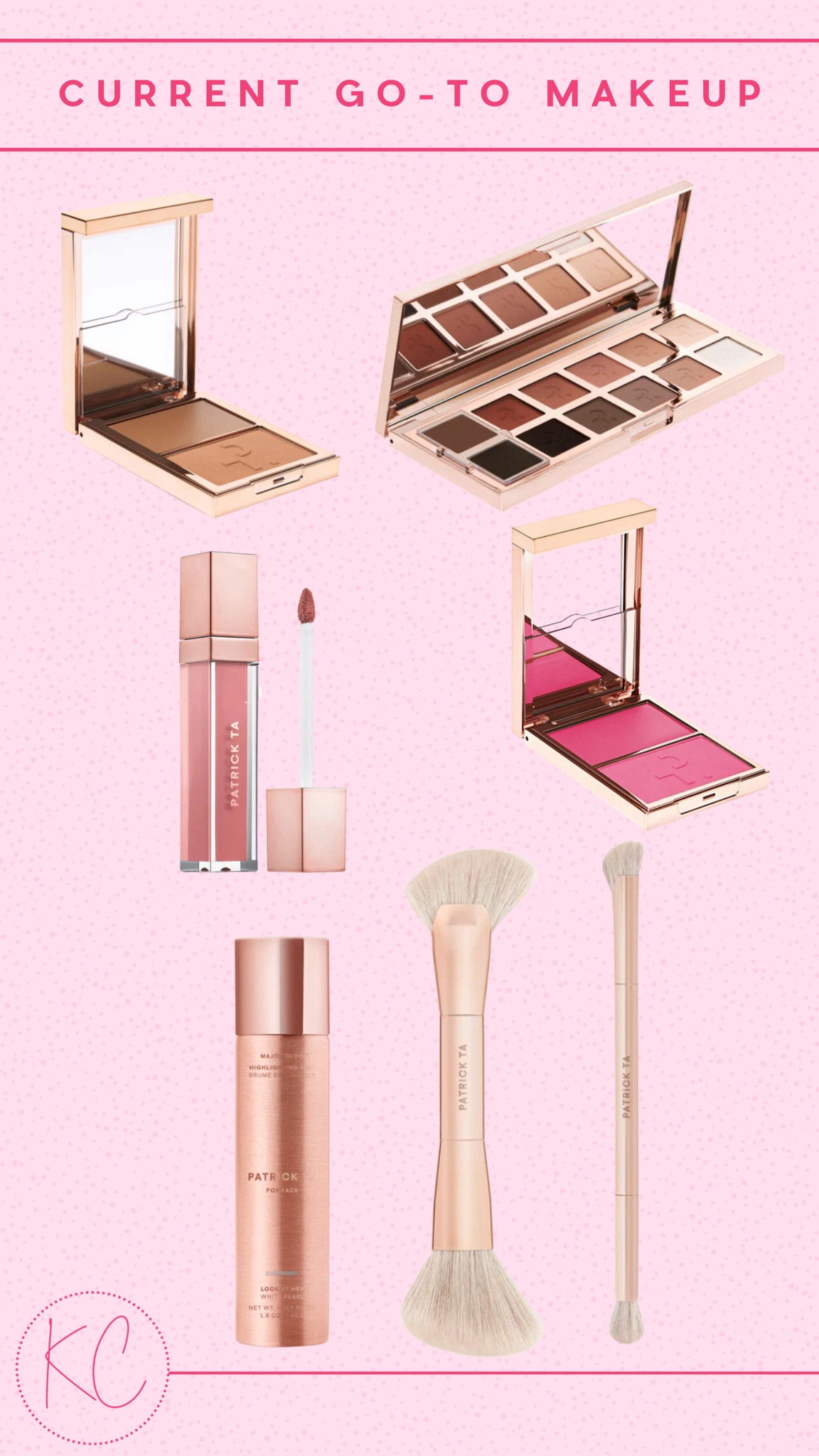 My current go to beauty favorites include this blush and bronzer from Patrick Ta! These make up brushes create an airbrushed effect that is perfectly blended! 

Makeup, pink blush, eye shadow, blush brushes, bronzer brush, sculpting brush, lipstick, fall makeup, winter makeup, easy makeup,, makeup brushes, makeup routine, natural makeup

#LTKBeauty #LTKFindsUnder50 #LTKOver40