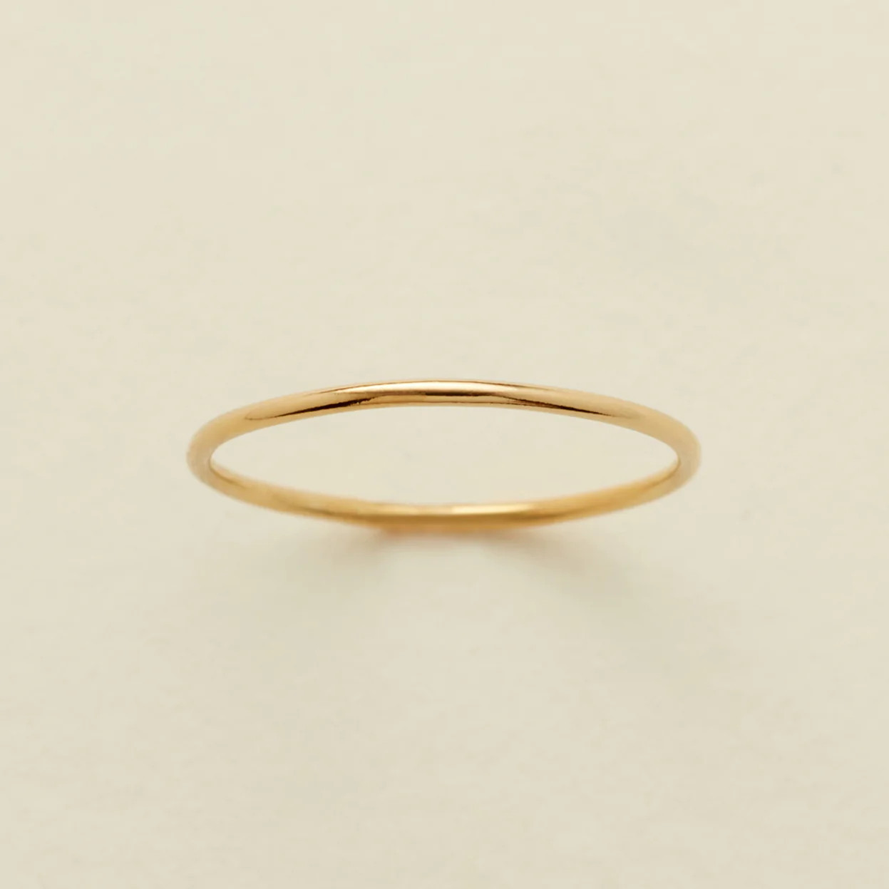 Made By Mary Round Stacking Ring | Simple, Stackable, Classic Design | Made by Mary (US)