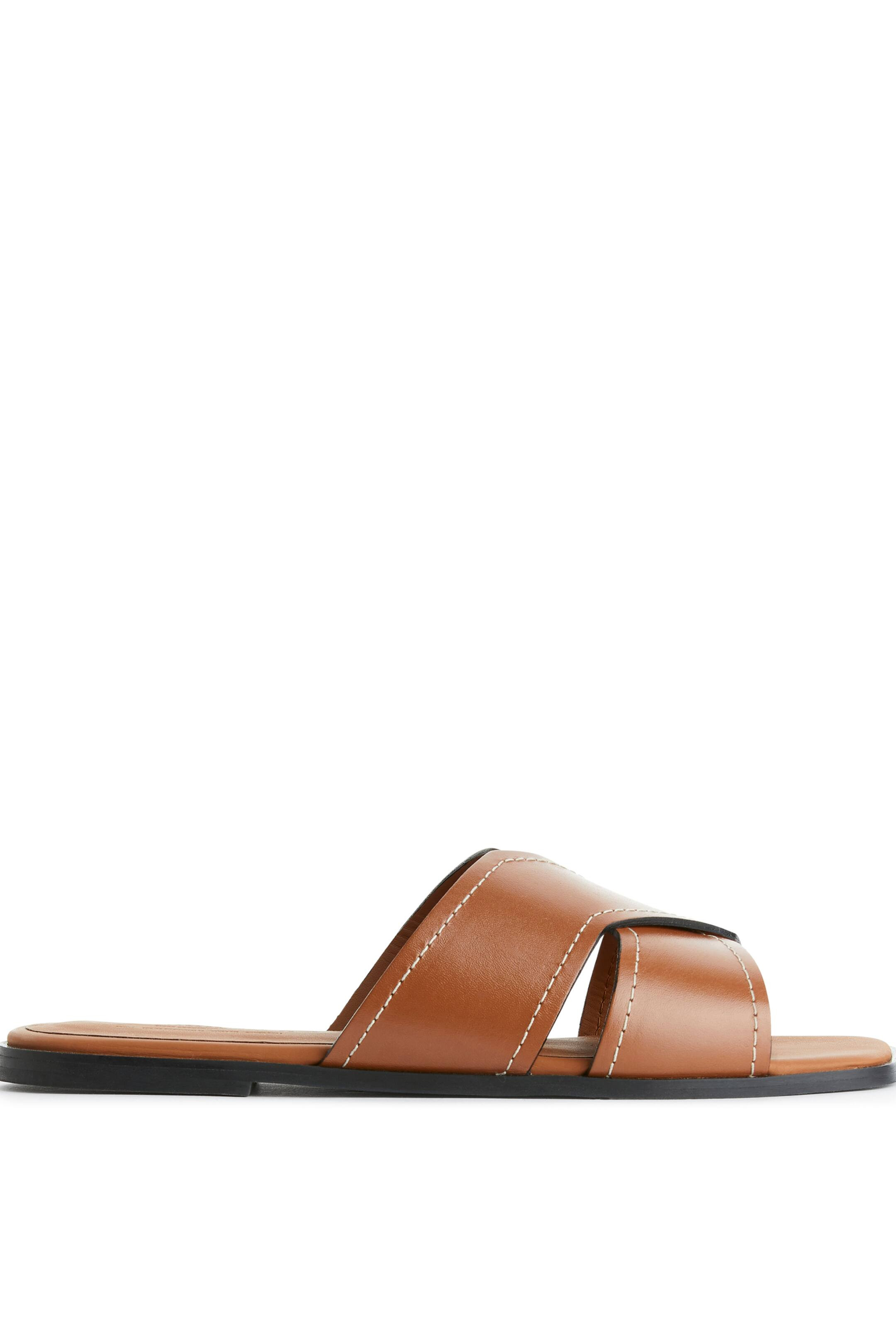 Leather Slides | H&M (UK, MY, IN, SG, PH, TW, HK)