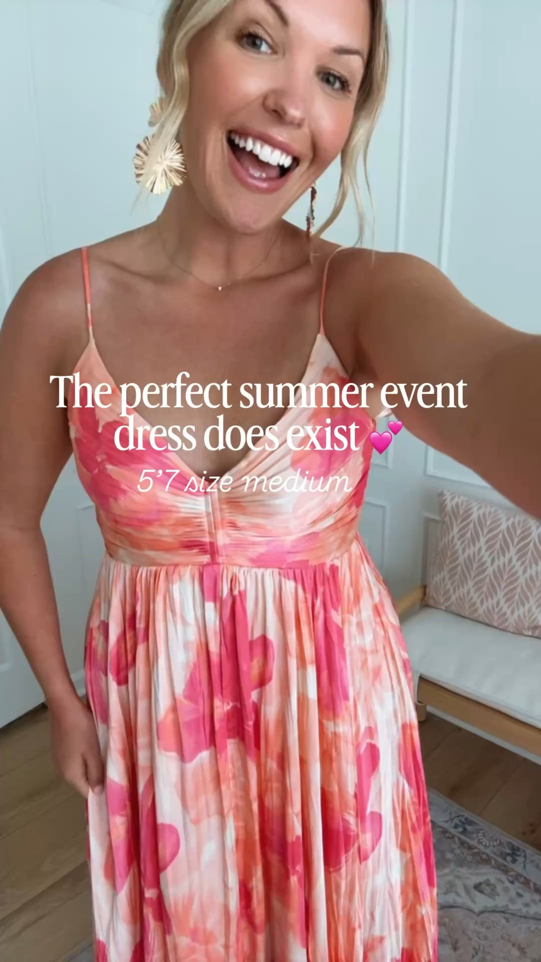 Summer wedding guest dress - summer occasion dress - wearing a med!

#LTKWedding #LTKMidsize