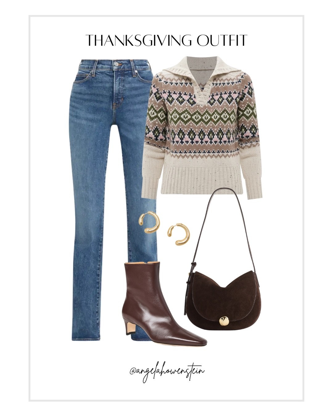Easy, timeless, and ready for Thanksgiving dinner.

#thanksgivingoutfit #falloutfit #classicstyle #casualchic #denimstyle #neutralstyle



#LTKHoliday #LTKShoeCrush #LTKStyleTip